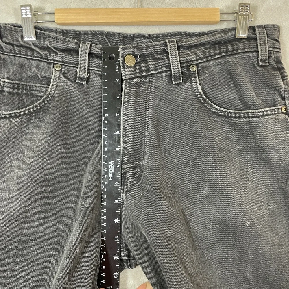 Vtg PRSN BLU Prison Blues Black Jeans Mens 36 (fit 35x27) Faded 90s USA Made